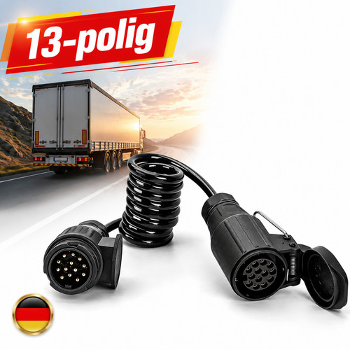 Spiralkabel polig - spiralkabel, 13-polig