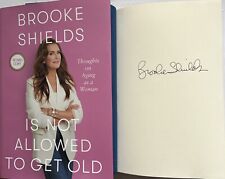 Brooke Shields signiert Buch Hollywood original Unterschrift Signatur Autogramm