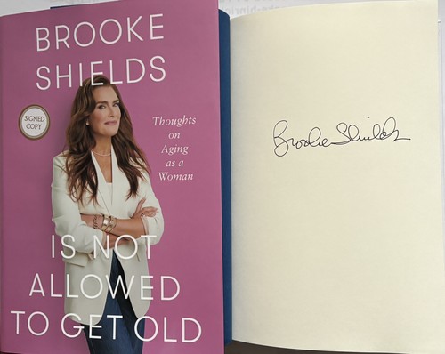 Brooke shields signiert buch - brooke,