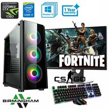 GAMING PC BUNDLE 27" ZOLL QUAD