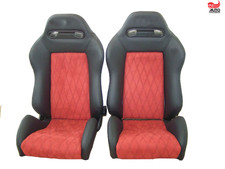 2  Recaro SR Speed Leder neu bezogen Sline RS2 S3 S2 Sportsitz Z3 Z4 Showcar GTI