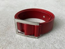 VERSACE JEANS COUTURE Gürtel unbenutzt Leder rot 75 cm Damen