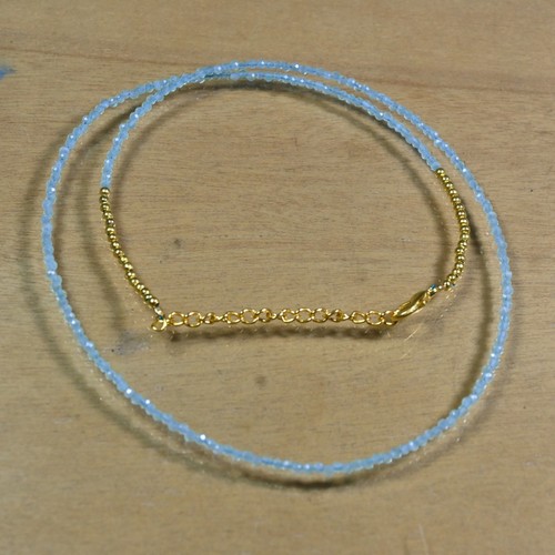 Blauer aquamarin facettiert - blauer,