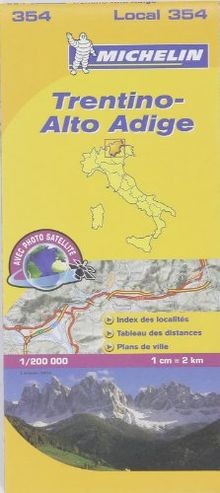 Carte trentin michelin von - carte,