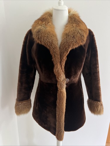 Pelz mantel fuchs - pelz, echtfell