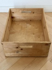 Zeller Allzweckkiste 13145 Holzkiste, Kiefer, 40 x 30 x 15 cm, stapelbar, Griffe