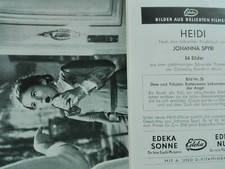 27 Sammelbilder Edeka Sonne Nuss Heidi J. Spyri 