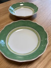 2 Stück(!) Untertassen - Hutschenreuther Medley Summerdream-Dekor Green