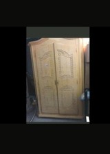 Vintage Kleiderschrank Shabby Chic Echtholz 50er IKEA Mid Century TOP Zustand