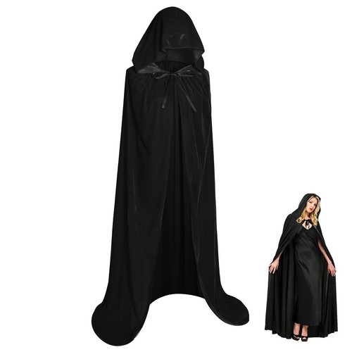 Halloween umhang samt kapuze - samt,