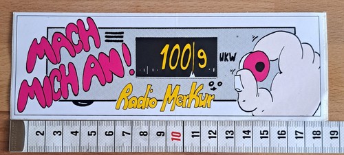 Alter aufkleber sticker - alter, radio
