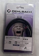 Oehlbach Red Opto Star 400 4,0m Optisches Digitalkabel Toslink Audio