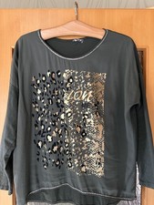 Damen Tunika Shirt dunkelgrün