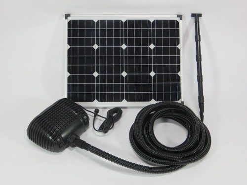 Solar bachlaufpumpe teich - w,