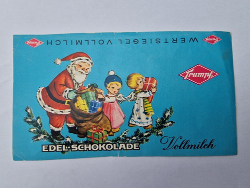 Altes trumpf schokolade - schokolade, papier