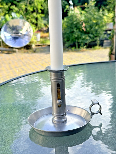Alter zinn kammerleuchter - alter,