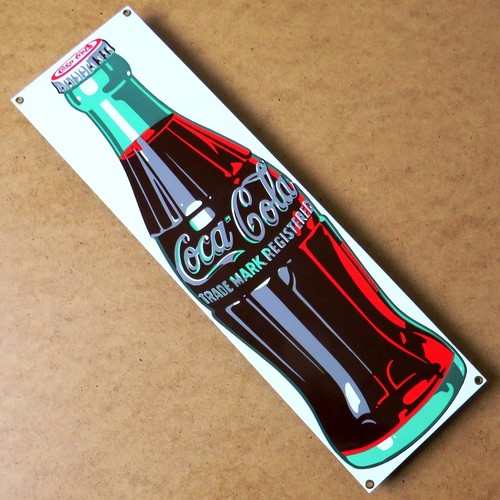 Coca cola altes emailschild - coca,