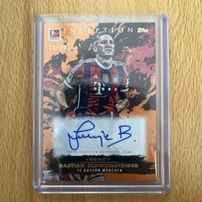 Bastian Schweinsteiger Autograph Topps Inception 25/25 Numbered