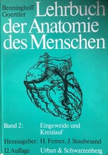 Lehrbuch der Anatomie des Menschen Band 2, 1979,Benninghoff, Goerrttler