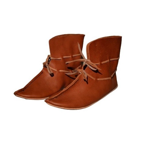 Wikinger leder schnürstiefel - wikinger,