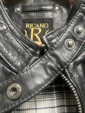 Lederjacke im Bikerstil Ricano