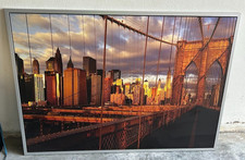 Brooklyn Bridge, Bild mit Rahmen, 140x100 (Ikea, VILSHULT 6 KG