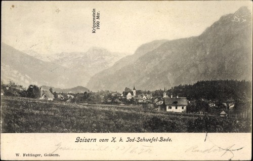 Bad goisern am - ak,