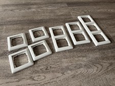 7 Stck Gira System 55 Rahmen 1-fach 2-fach 3-fach Standard 55 reinweiss glänzend