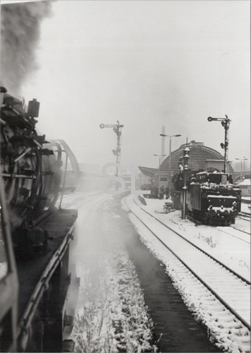 Foto ddr eisenbahn dampflok - eisenbahn,
