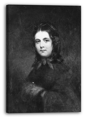 Kunstdruck 1850 frau - frau, mit