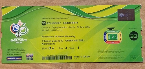 2006 ticket ecuador - ,