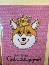 Glückwunschkarte Hund mit