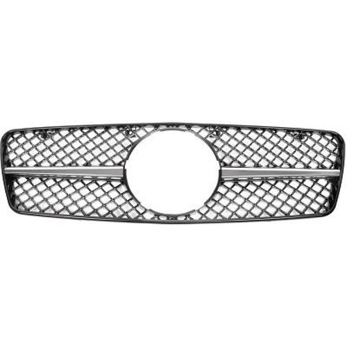 Kühlergrill chrom schwarz