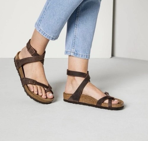 Birkenstock yara brown leather - yara,