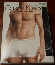 Calvin Klein low rise Trunks Boxershorts 3er Pack schwarz M
