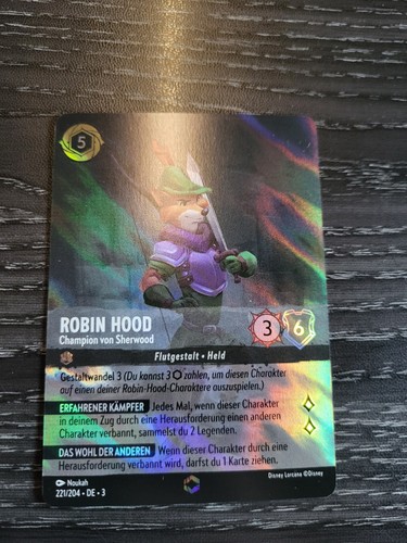 Disney lorcana robin hood - disney,
