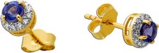 Tansanit Ohrstecker Gold 585