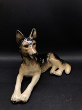 Porzellan Schäferhund Figur