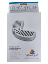 Pioneer Pet® Wasserfilter Kartusche Brunnenfilter Ersatz Grau 3er-Pack