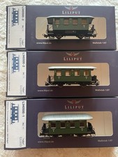 Liliput H0e L340500 3er Set Histor. Personenwagen der Öchslebahn   NEU + OVP