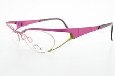 Eye'DC Brille Mod. V742 006 50-18 Lila Grün Metall Oval Semi Rim Vintage France