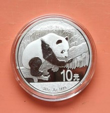 China Panda Bear 30g Silber