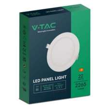 V-TAC 22W LED Rund Panel