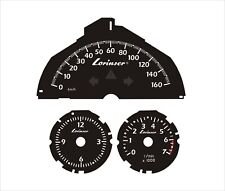 Tachoscheibe 160 km/h + Drehzahlmesser Smart 451 Lorinser 2007-2011