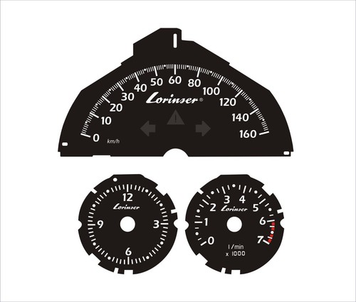 Tachoscheibe 160 - km/h, +
