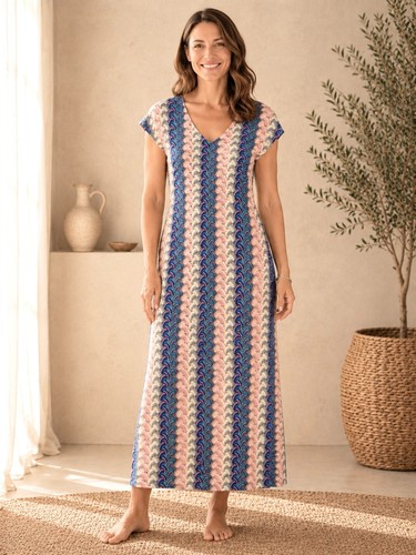 Maxikleid damen blau - damen,