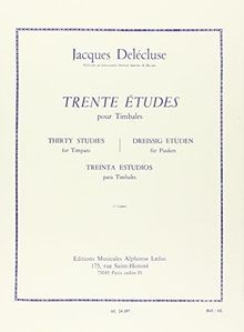 Etudes volume timbales - etudes,