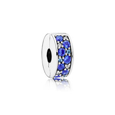 Pandora Moments Silber blau