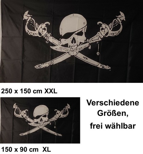 Fahne flagge pirat skull - fahne,