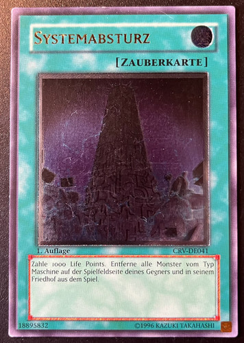 Fehldruck misprint - yu-gi-oh!,
